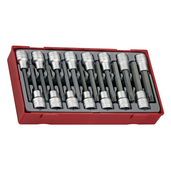 15 Piece 1/2" Drive Hex and TX Bit Socket Set-